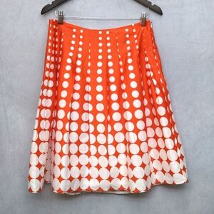 Cato Orange and White Graduated Dots Size 10